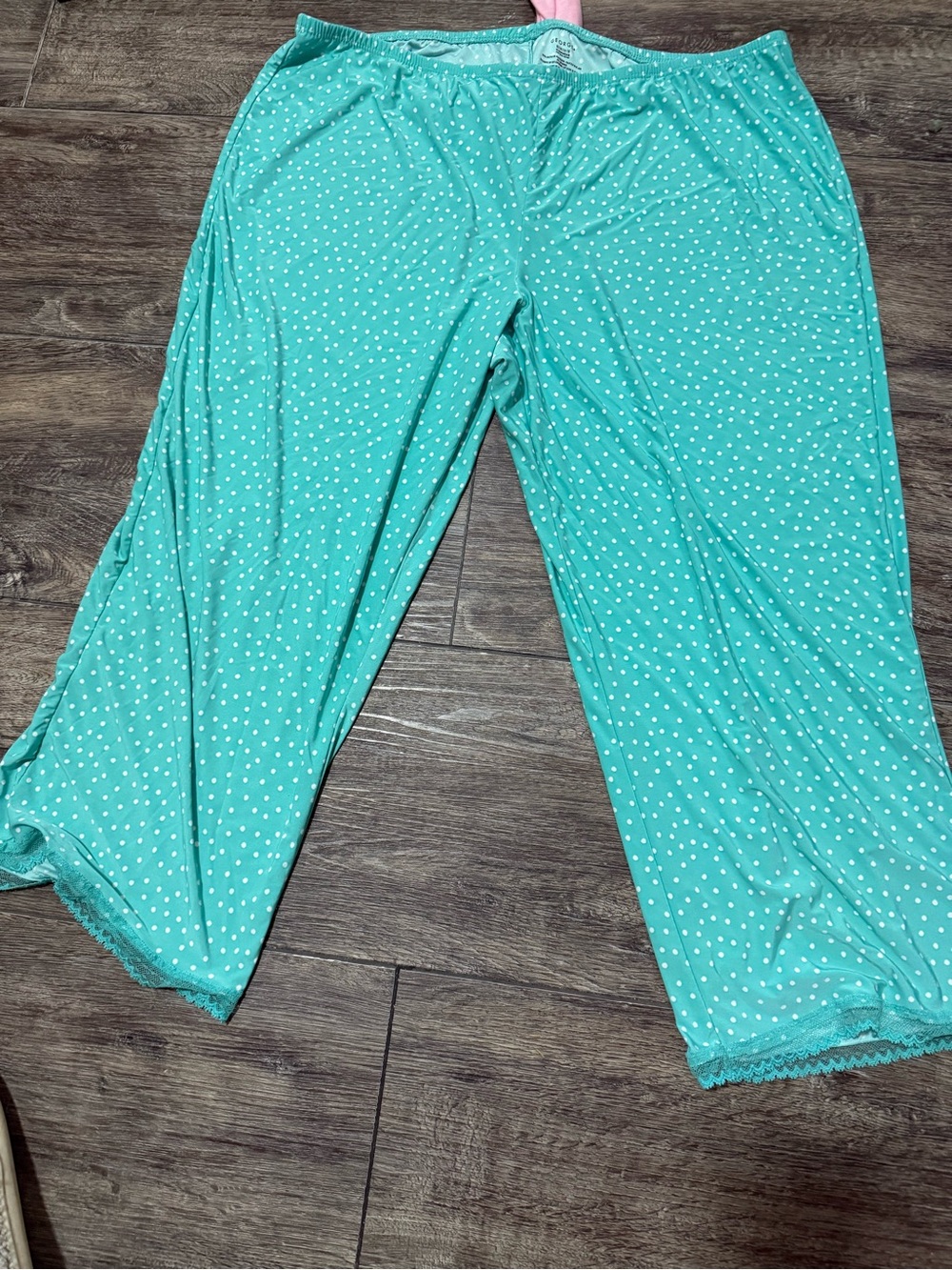 George Mint Green Polka Dot Lounge Pants